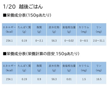 【たんぱく質調整食品】【3ヶ月定期便】 1/20 越後ごはん 150g×20個 ×3回 バイオテックジャパン 越後シリーズ 1V47049