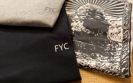 Tシャツ FYC 福山キャッスル 長袖Ｔシャツ ブラック M ユニセックス Tシャツ お洒落 おしゃれ 広島県福山市/有限会社ホルス [BAFG028]