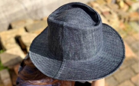 【児島】デニムウエスタンハット セルヴィッチデニム／12oz 雑貨 小物 ファッション  ふるさと納税限定