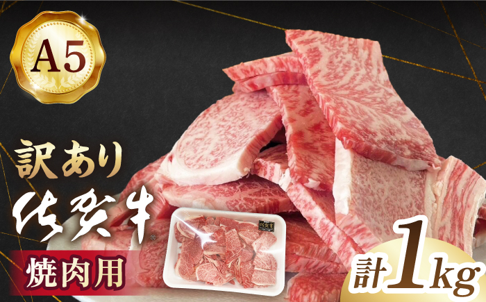 
【訳あり】【いろいろな部位が楽しめる！】佐賀牛 焼肉セット 1kg【山下牛舎】 [HAD148]佐賀牛 赤身 バラ ロース 焼肉 焼き肉 ロース 切り落とし 不揃い カット BBQ 冷凍 国産 牛肉
