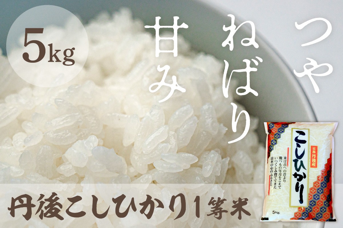 
                  令和8年産　丹後こしひかり 5kg 1等米　京都産 京丹後産 コシヒカリ こしひかり 上白精米 精米 米 こめ コメ 1等米 R8 ご飯 ごはん 白飯 白米 ふるさと納税 京丹後 丹後 　MU00095～MU00095_03
                
