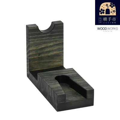 ふるさと納税 横手市 WOOD WORKS 日本製 ガンスタンド 1丁掛【本体カラー:ミリタリーグリーン】