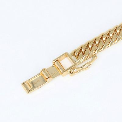 ふるさと納税 魚津市 K18 ダブル六面喜平ブレスレット 20cm-20g造幣局検定マーク入り |  | 02