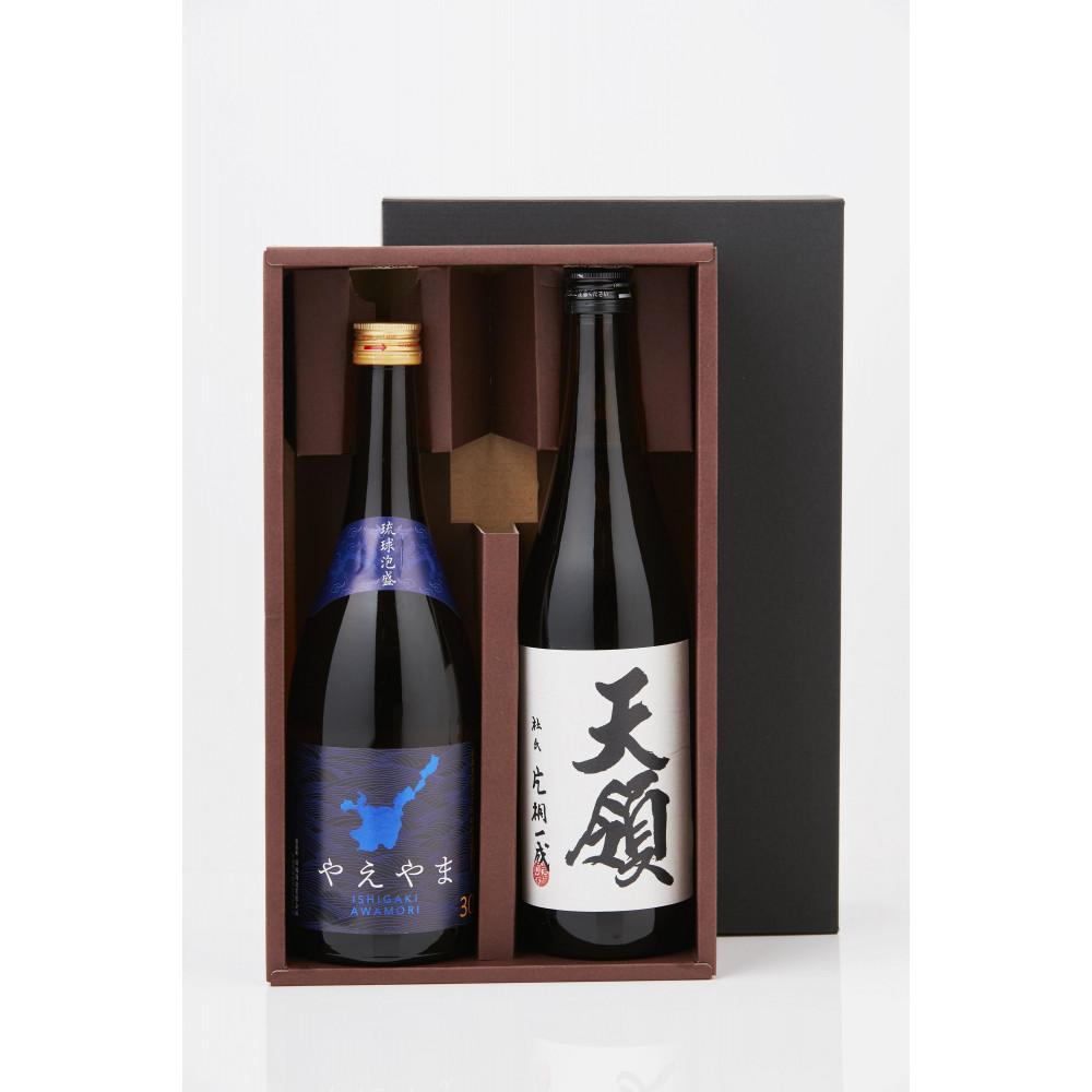 天領酒造 米焼酎 天領 25% & 請福酒造 琉球泡盛 やえやま 30% 本格焼酎 & 琉球泡盛 720ml 2本セット 発売元 株式会社片山