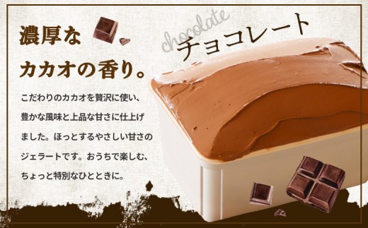 ジェラテリアGigiのイタリアンジェラート 『チョコレート』1000ml