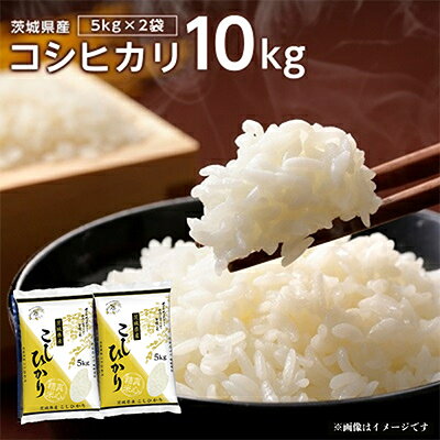 【ふるさと納税】【令和7年産】代表的なお米　茨城県産コシヒカリ10kg_ 米 こめ お米 精米 精白米 白米 こしひかり ブランド米 人気 おすすめ 送料無料 贈答 ギフト 【配送不可地域：離島・沖縄県】【1083438】