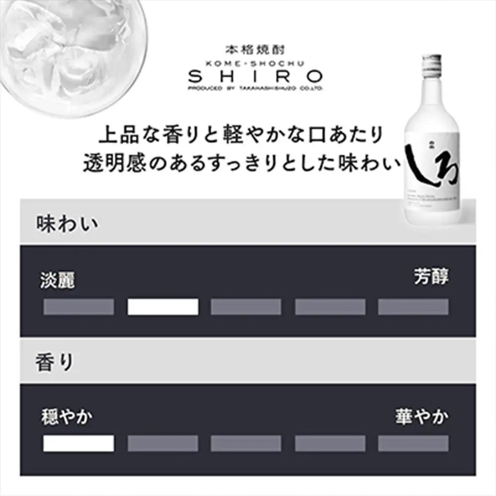 【定期便 年12回】 本格 米焼酎 「白岳しろ」 25度 720ml 6本 セット (年12回/毎月)  高橋酒造 白岳 018-0489
