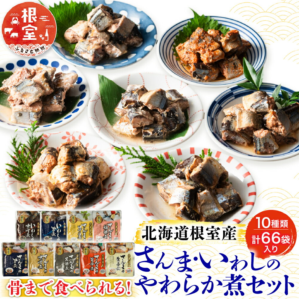 【ふるさと納税】【12/31決済分まで1月中配送】 [北海道根室産] 骨まで食べれる！さんま・いわしのやわらか煮セット 秋刀魚 サンマ 鰯 イワシ お取り寄せ グルメ 海鮮 加工品 北海道 根室市 ふるさと納税 C-09005