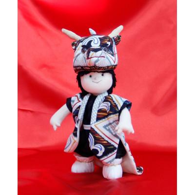 ふるさと納税 福山市 手造り布人形 みの里　『 天空昇龍 』