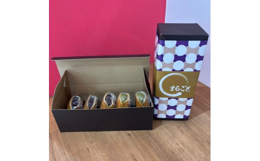 冷凍厳選どら焼き5種B(ずんだ・ずんだチーズ・焼き芋・ごま・ラムレーズンバター)