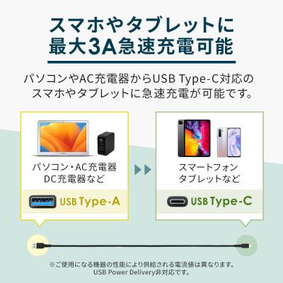 ふるさと納税 海老名市 (オウルテック) 高速データ通信 USB Type-A to USB Type-C ケーブル 1m |  | 03