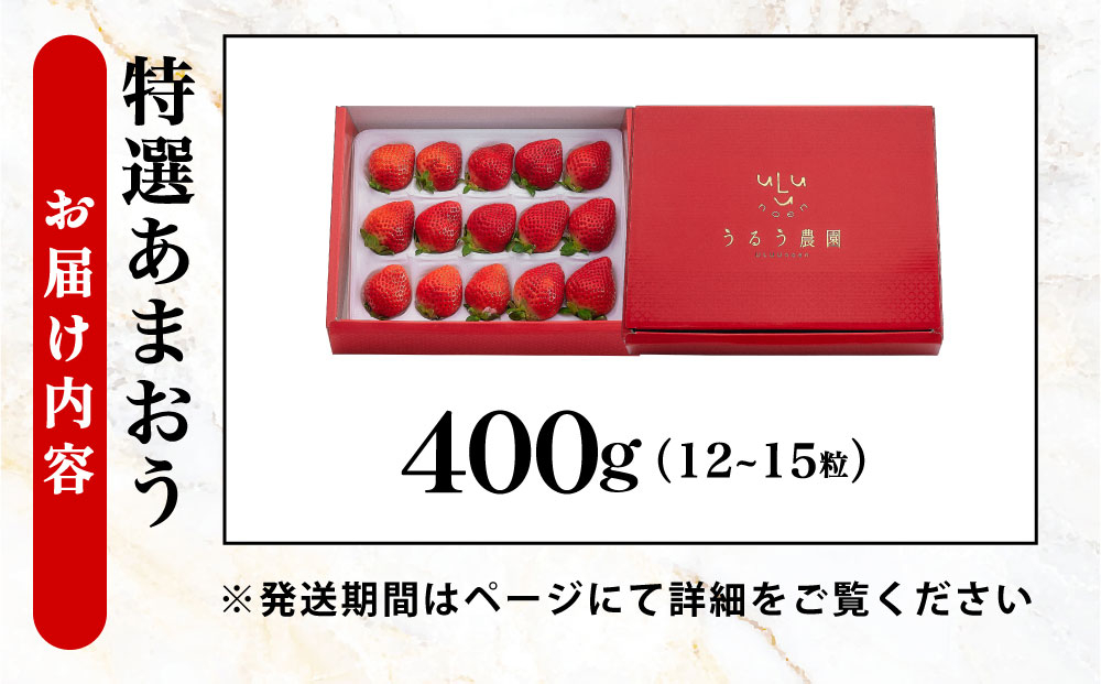 特選あまおう　400g