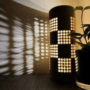 ちくでんき ～竹伝喜～ 日本伝統柄  市松【テーブルライト フロアライト  国産  竹林  ライト  照明 兵庫県 高砂市】