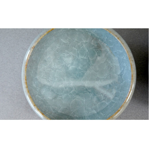 貫入3寸(10cm)小鉢2個セット 有田焼 青磁 食器 作家 梶原大敬 茂正工房 A14-35_イメージ5