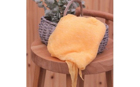 ストール 麻エアリーニットストール ( 蜜柑 ) レディース 日本製 | ニット 麻 おしゃれ シンプル マフラー 春夏 春 夏 プレゼントギフト 母の日 新潟県 五泉市 有限会社 桜井メリヤス工場