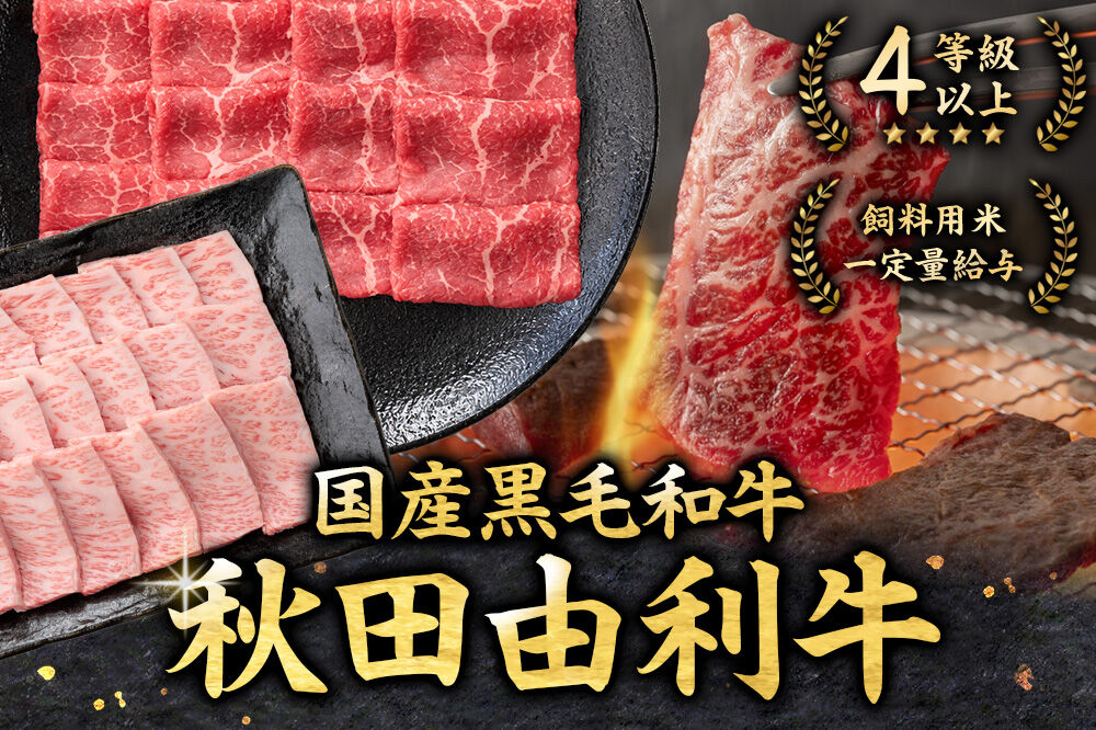 【2月発送】由利牛づくし 8種 セット 合計2.19kg まとめてお届け [先行受付 牛肉 肉 秋田由利牛 黒毛和牛 国産 しゃぶしゃぶ すき焼き 焼肉 バーベキュー 食べ比べ セット 秋田かまくらミ