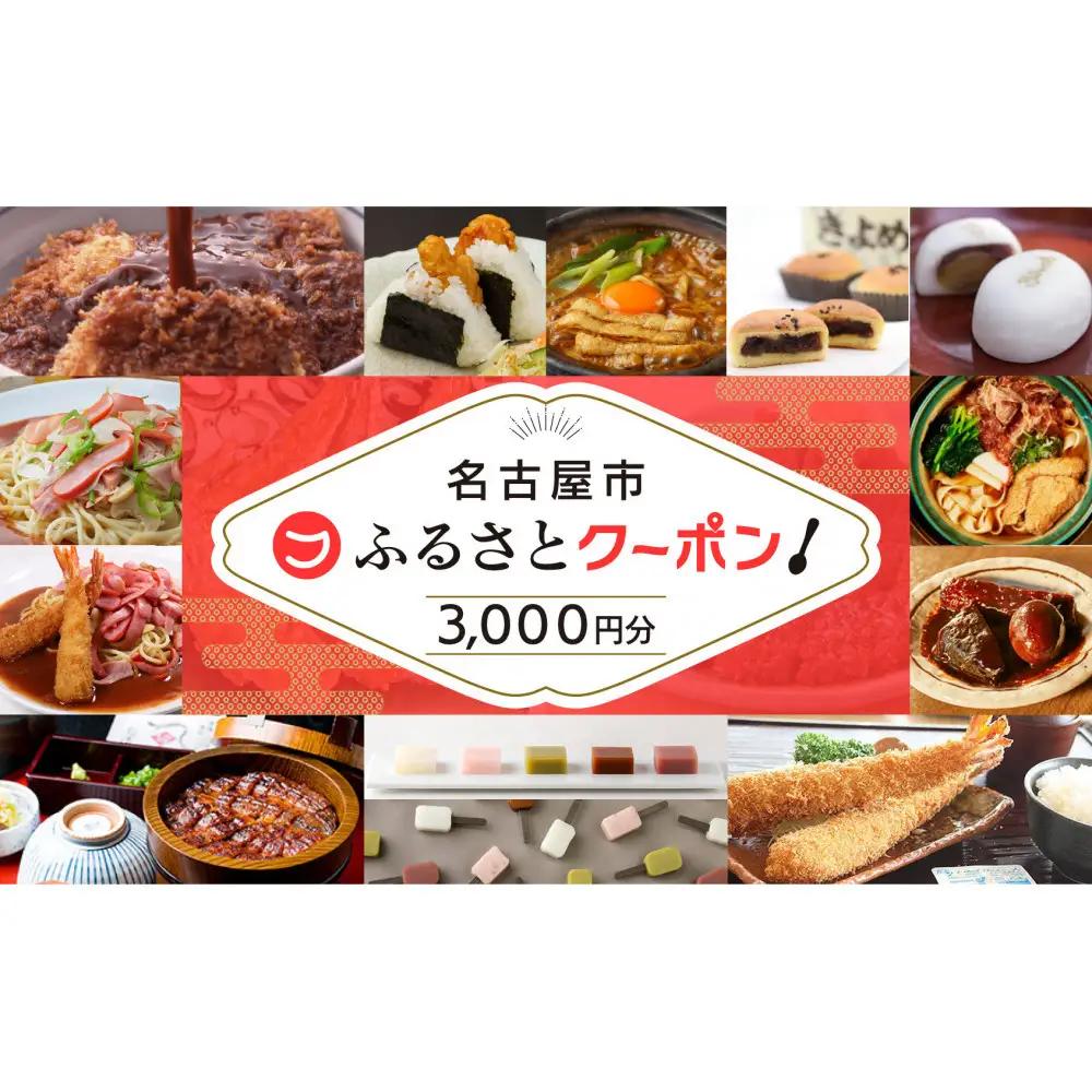 【 なごやめし 共通お食事券 】「 ふるさとクーポン！」3,000円分（紙）（FuPON: BR503）ふーぽん 商品券 名古屋めし スーパー銭湯 サウナ お肉 うなぎ  飲食店 レストラン チケット
