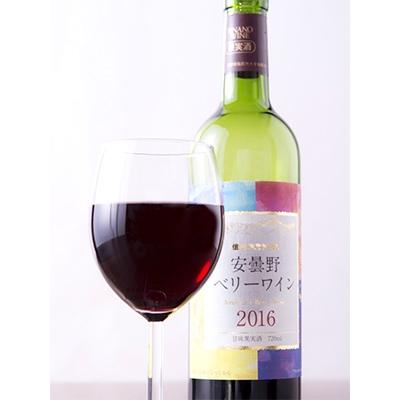 ふるさと納税 長野県 信州ふるさと便　安曇野ベリーワイン2017　720ml　1本 |  | 02