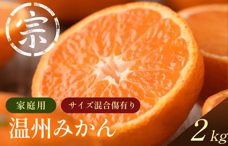 【先行予約】温州みかん（家庭用）約2kg【K003650K2】