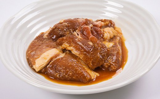 道産豚肉 生姜焼 5個セット 300g×5個(1個あたり約2?3人前) ( ふるさと納税 豚肉 北海道産豚肉 生姜焼き モモ肉 焼肉 簡単調理 北海道 遠軽町 吉川産業株式会社 ) en01-0018