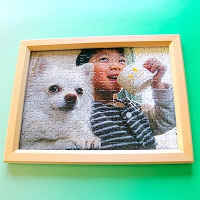 ふるさと納税 吉野ヶ里町 【元祖ぱずる屋さん】オーダーメイドジグソーパズル165ピースパズル+フレームセットお仕立券