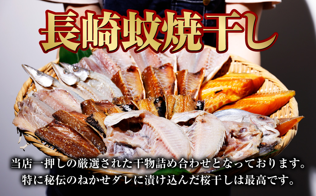 20枚入り 長崎蚊焼干しセット 干物 ひもの 魚 海鮮 海の幸