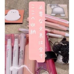 表紙がポーチになったM6ワイドサイズクリア手帳　推し活にも最高【SPEECHBALLOON】ピンク【1581349】