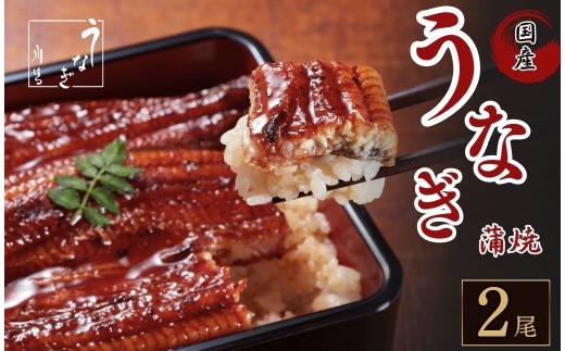国産 うなぎの蒲焼 【2尾】 たれ付き 鰻 うなぎ 丑の日 魚 魚介 海鮮 肉厚 ジューシー かば焼き 蒲焼き うな重 ひつまぶし うな丼 どんぶり ごはん お米 年末年始 お取り寄せ ギフト プレゼント 贈り物 ご褒美 うなぎ川はら 奈良県 奈良市 なら 21-021