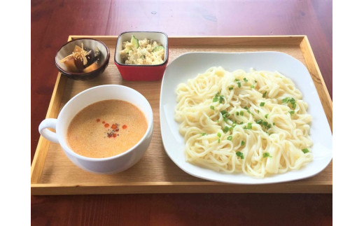 スープと麺の相性抜群の豆乳タンタンメン！