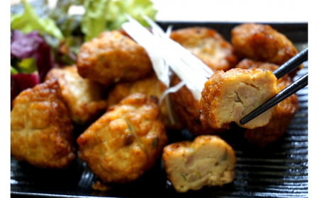 かつおのなめろうふわふわ天 6個入×3袋 冷凍 【 かつお なめろう 天ぷら 惣菜 おかず 揚げ物 おやつ おつまみ 高知 久礼 とみぃの台所 】