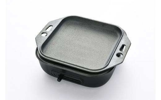 【福箱★2027】おもいの鉄板 スクエア 電気卓上コンロ　誰が焼いても【美味しい焼き加減】プロの火加減を卓上で再現できます。 H051-300