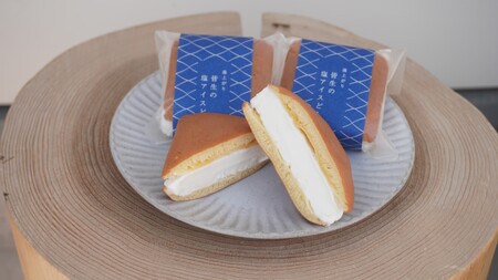 塩どら焼き専門店の塩アイスどら焼き8個セット