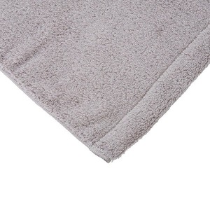 ホームコーディ 肌ざわりが選べるカラータオル コンパクトバスタオル やわらか グレー×2