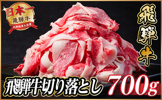 飛騨牛　切り落とし　約700g(約350g×2)【冷蔵便】訳あり【1534687】