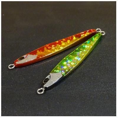ふるさと納税 小樽市 ハンドメイドジグ赤金20g・緑金30g　2点セット