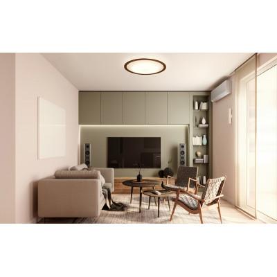 ふるさと納税 大河原町 LEDシーリングライト 8畳　畳調光調色 ウッドフレーム アイリス[53753099] |  | 02