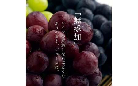 無添加 100％ストレート ぶどうジュース 180ml ナイアガラ 1本 安芸農園_ Y067-0152