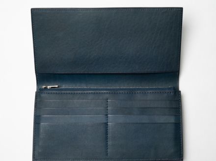 【藍染】ジャパンブルーの長財布−long wallet−