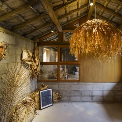 ふるさと納税 伊平屋村 クバの額装KUBANOHOSHI(黒木目)Lサイズ |  | 03