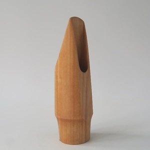 木製マウスピース（アルトサックス）　カバザクラ材（国産） ［195S07］ 木製マウスピース アルトサックス カバザクラ材 国産 木製 木材 マウスピース アルト サックス 硬い素材 希少 木肌 なめ