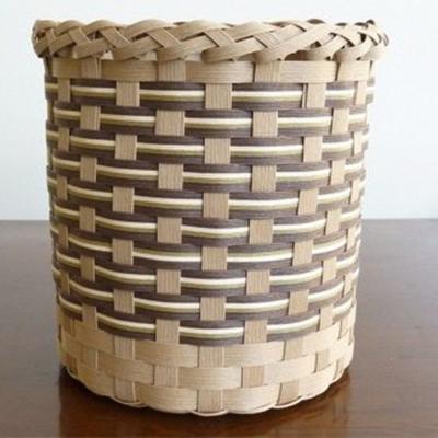 ふるさと納税 紋別市 手づくりのカゴ3点セット(茶系) |  | 01