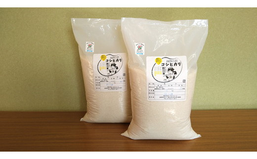 
                  【7年産】強い粘りと旨味！お米の王様「コシヒカリ」　白米　10kg（5kg×2）【C030W】
                