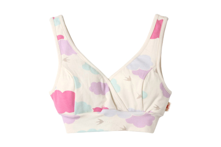 赤ちゃんに優しい秋から春まできれいめ授乳服セット ネイビー/L トップス 下着 ブラジャー 【マタニティ】【ho0921】