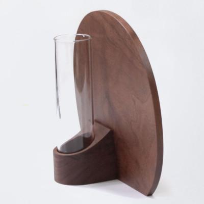 ふるさと納税 旭川市 SASAKIのPalettevase-largewalnut【旭川クラフト(木製品)】_03249 |  | 02