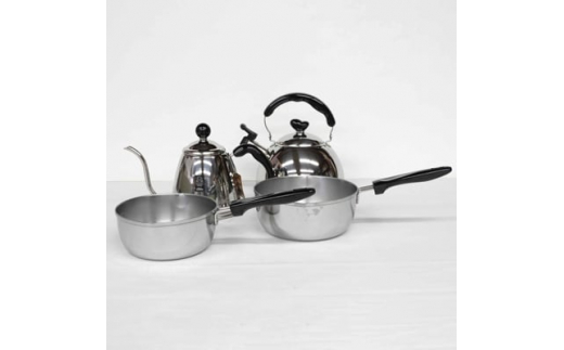 行平鍋2点 & コーヒーポット & 笛吹ケトル2.5L セット FC016156