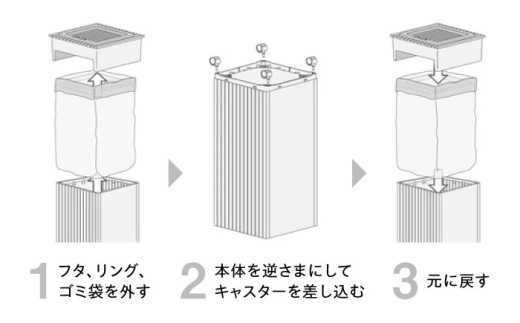 【2026年10月配送】ZitA SQUARE用キャスター 4個セット 糸島市 / 株式会社さくらドーム [AIR003-2610]