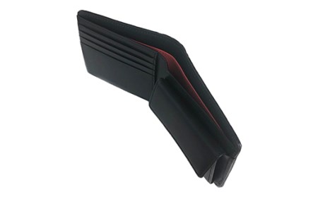 LUEGO Alabasta アラバスタ 二つ折り財布 小銭入れ付き （ブラック） F2Y-3265