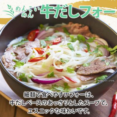 ふるさと納税 盛岡市 めんこいめん 牛だしフォー 6食  米粉 農事組合法人となん 岩手県 盛岡市 |  | 01