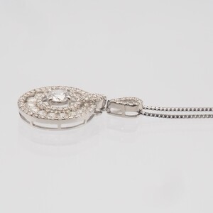 プラチナ Dカラートータル1ctUP ダイヤモンド ペンダントネックレス　HH-019706