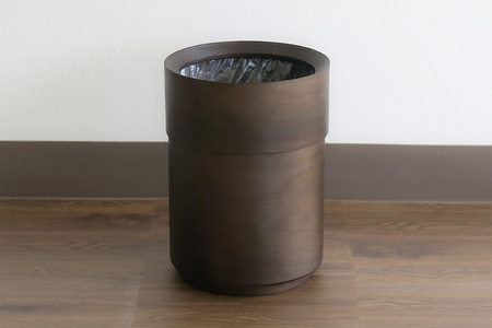 BUNACO 袋の見えないダストボックス（ダークブラウン） ブナコ ゴミ箱 木製家具 おしゃれ  シンプル